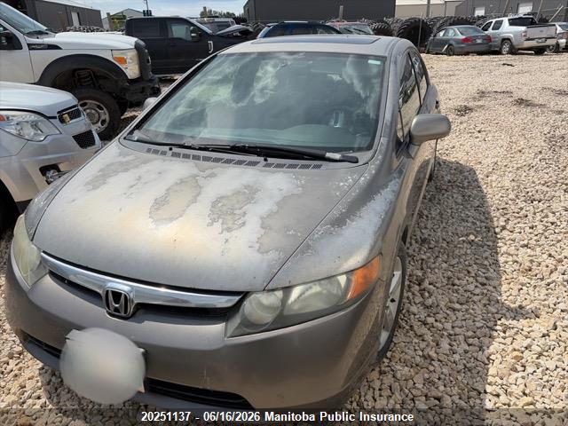 20251137 :رقم المزاد ، 2HGFA15807H041716 vin ، 2007 Honda Civic Ex مزاد بيع