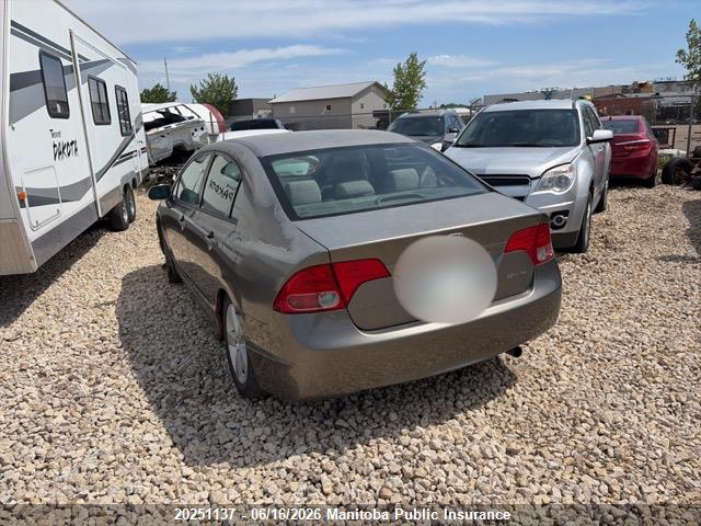 20251137 :رقم المزاد ، 2HGFA15807H041716 vin ، 2007 Honda Civic Ex مزاد بيع
