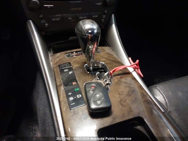 2010 Lexus Is 250 მანქანა იყიდება აუქციონზე, vin: JTHCF5C25A5044021, აუქციონის ნომერი: 20251142