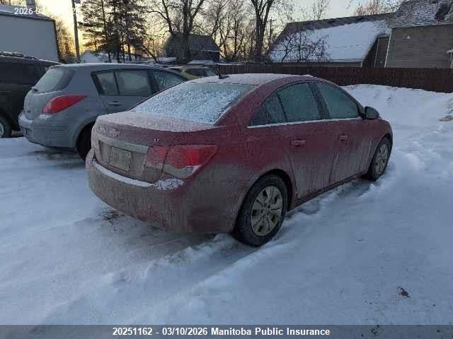 Aukcja sprzedaży 2013 Chevrolet Cruze Lt Turbo, vin: 1G1PC5SB5D7233802, numer aukcji: 20251162