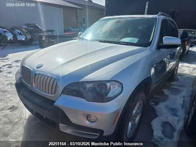 20251164 :رقم المزاد ، 5UXFE83567LZ43941 vin ، 2007 Bmw X5 4.8i مزاد بيع