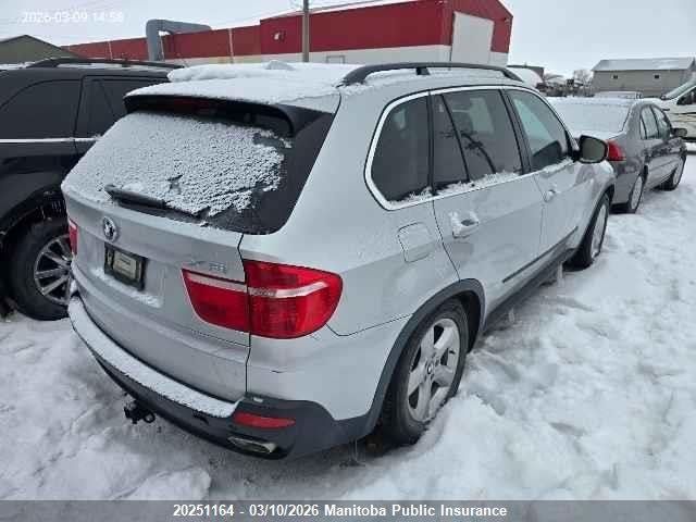 20251164 :رقم المزاد ، 5UXFE83567LZ43941 vin ، 2007 Bmw X5 4.8i مزاد بيع