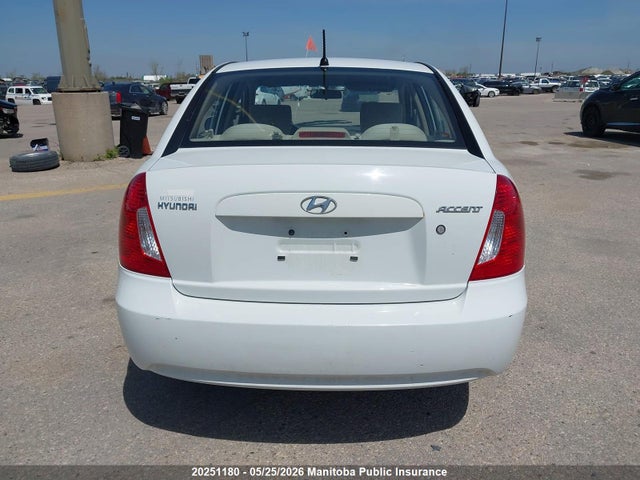 20251180 :رقم المزاد ، KMHCN4BCXAU412400 vin ، 2010 Hyundai Accent Gl مزاد بيع