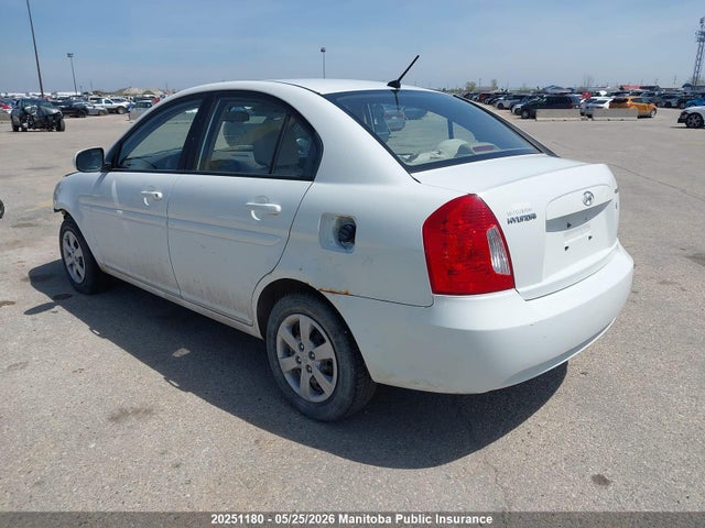 20251180 :رقم المزاد ، KMHCN4BCXAU412400 vin ، 2010 Hyundai Accent Gl مزاد بيع