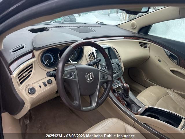 Aukcja sprzedaży 2012 Buick Lacrosse Cxl V6, vin: 1G4GJ5E31CF357535, numer aukcji: 20251234