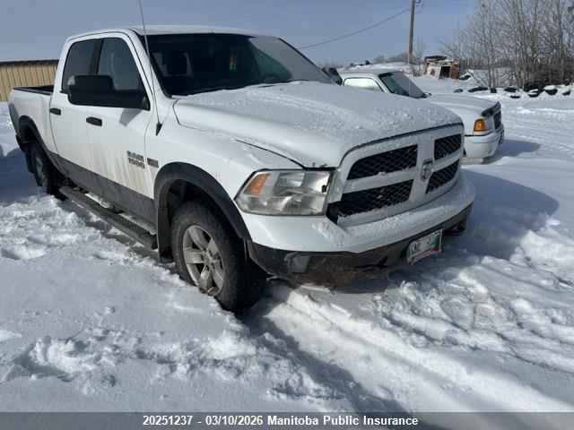 20251237 :رقم المزاد ، 1C6RR7TT0ES460306 vin ، 2014 Dodge Ram 1500 Slt Crew Cab مزاد بيع