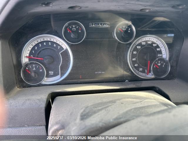 20251237 :رقم المزاد ، 1C6RR7TT0ES460306 vin ، 2014 Dodge Ram 1500 Slt Crew Cab مزاد بيع