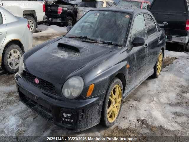 Продаж на аукціоні авто 2001 Subaru Impreza Wrx, vin: GDB005555, номер лоту: 20251245