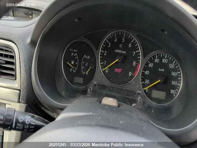 Продаж на аукціоні авто 2001 Subaru Impreza Wrx, vin: GDB005555, номер лоту: 20251245