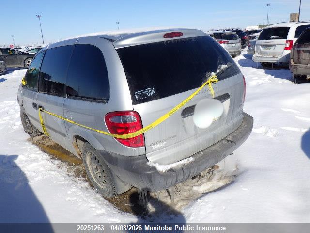 Продажа на аукционе авто 2002 Dodge Caravan Se, vin: 1B4GP25R82B500084, номер лота: 20251263