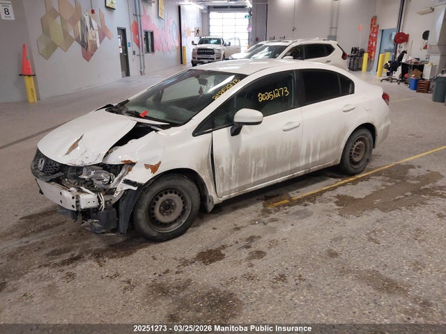 20251273 :رقم المزاد ، 2HGFB2F48FH057224 vin ، 2015 Honda Civic Lx مزاد بيع