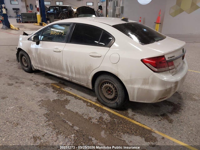 20251273 :رقم المزاد ، 2HGFB2F48FH057224 vin ، 2015 Honda Civic Lx مزاد بيع