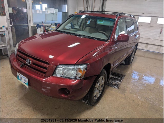 20251281 :رقم المزاد ، JTEEP21A970206704 vin ، 2007 Toyota Highlander Limited V6 مزاد بيع