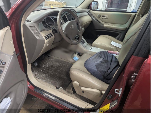 20251281 :رقم المزاد ، JTEEP21A970206704 vin ، 2007 Toyota Highlander Limited V6 مزاد بيع