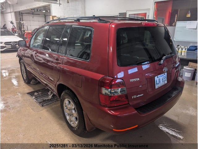 20251281 :رقم المزاد ، JTEEP21A970206704 vin ، 2007 Toyota Highlander Limited V6 مزاد بيع