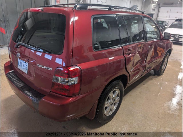 20251281 :رقم المزاد ، JTEEP21A970206704 vin ، 2007 Toyota Highlander Limited V6 مزاد بيع