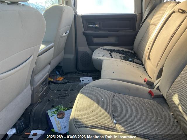 20251289 :رقم المزاد ، 3D7TT2CT3BG606709 vin ، 2011 Dodge Ram 2500 Slt Crew Cab مزاد بيع