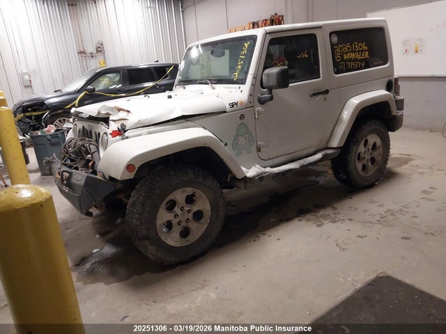 Продаж на аукціоні авто 2015 Jeep Wrangler Sahara, vin: 1C4AJWBG7FL775174, номер лоту: 20251306