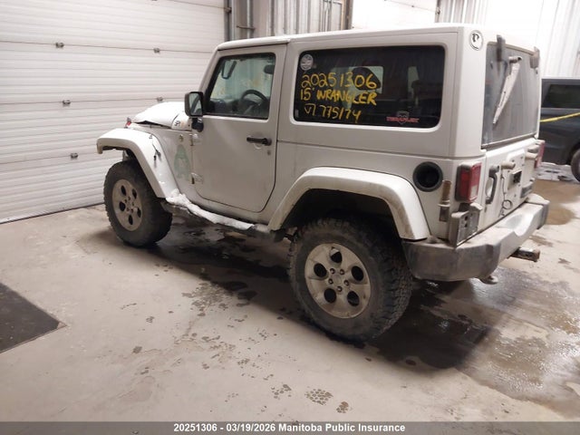 Продаж на аукціоні авто 2015 Jeep Wrangler Sahara, vin: 1C4AJWBG7FL775174, номер лоту: 20251306