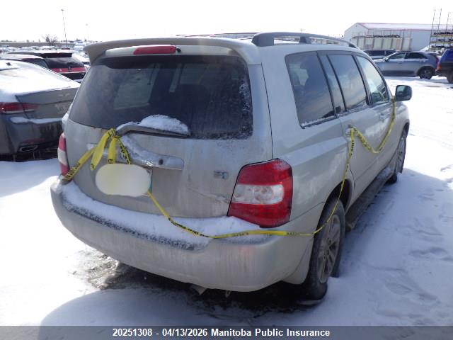 2006 Toyota Highlander Hybrid Limited მანქანა იყიდება აუქციონზე, vin: JTEEW21A560002807, აუქციონის ნომერი: 20251308