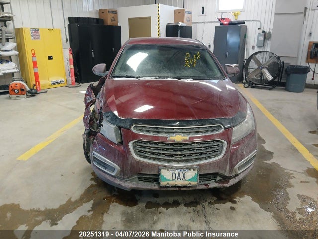Продаж на аукціоні авто 2015 Chevrolet Cruze Lt Turbo, vin: 1G1PC5SB6F7218227, номер лоту: 20251319