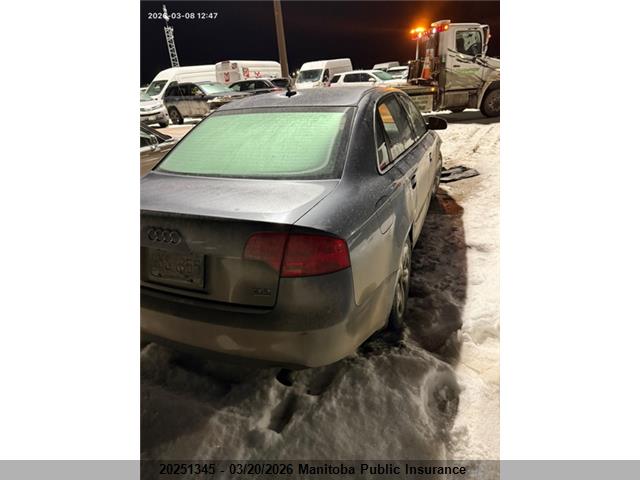 Продажа на аукционе авто 2007 Audi A4 3.2 Quattro, vin: WAUDH78EX7A181922, номер лота: 20251345