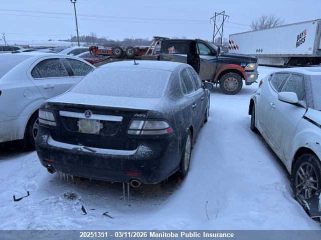 20251351 :رقم المزاد ، YS3FH41U681010462 vin ، 2008 Saab 9-3 Aero مزاد بيع