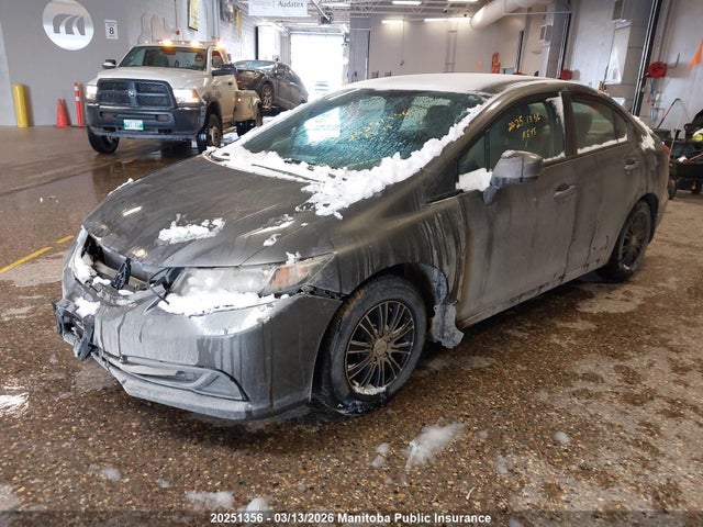 Продаж на аукціоні авто 2013 Honda Civic Lx, vin: 2HGFB2F41DH105837, номер лоту: 20251356