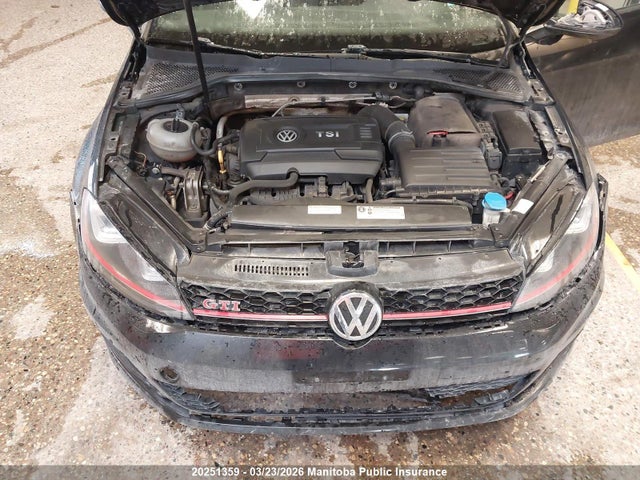 20251359 :رقم المزاد ، 3VW4T7AU3FM088774 vin ، 2015 Volkswagen Gti 2.0t مزاد بيع