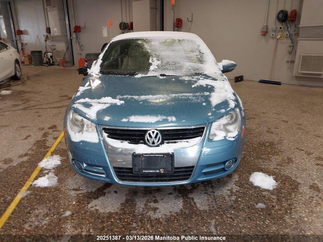20251387 :رقم المزاد ، WVWHA7AH7AV010543 vin ، 2010 Volkswagen Eos 2.0t مزاد بيع
