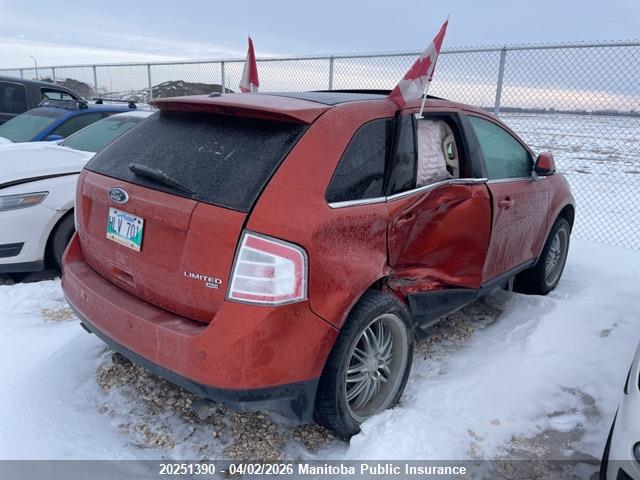 Продажа на аукционе авто 2008 Ford Edge Limited, vin: 2FMDK49C38BB00857, номер лота: 20251390