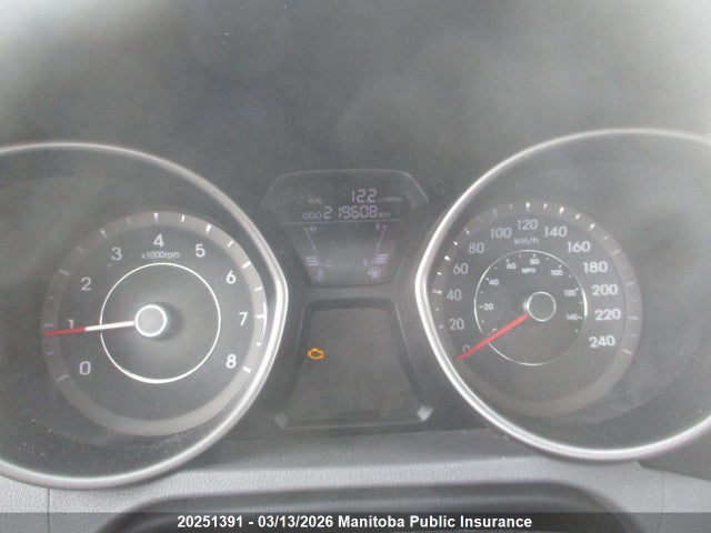 20251391 :رقم المزاد ، 5NPDH4AE0DH212322 vin ، 2013 Hyundai Elantra Gls مزاد بيع