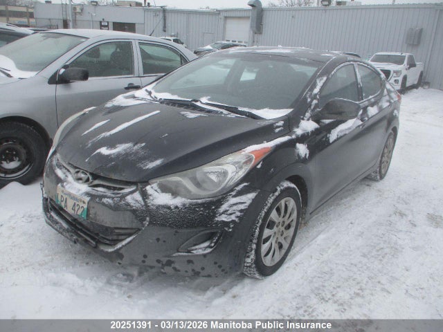 20251391 :رقم المزاد ، 5NPDH4AE0DH212322 vin ، 2013 Hyundai Elantra Gls مزاد بيع