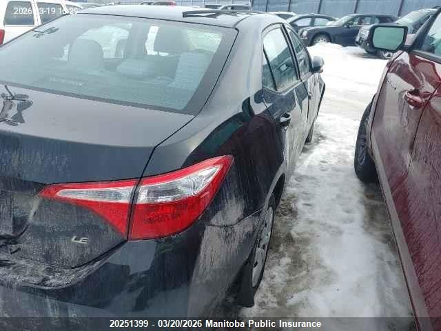 Aukcja sprzedaży 2016 Toyota Corolla Le, vin: 2T1BURHE8GC614053, numer aukcji: 20251399