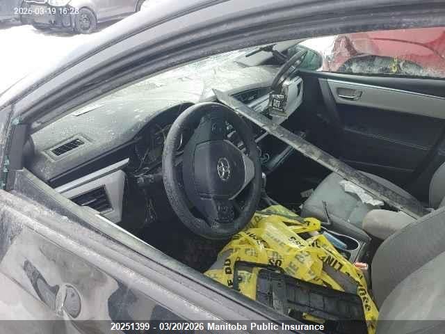 Aukcja sprzedaży 2016 Toyota Corolla Le, vin: 2T1BURHE8GC614053, numer aukcji: 20251399