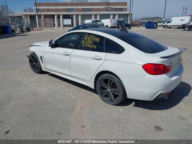 20251407 :رقم المزاد ، WBA4B3C58GG344694 vin ، 2016 Bmw 435i Xdrive Gran Coupe مزاد بيع