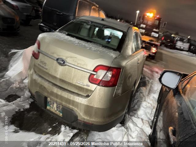 20251439 :رقم المزاد ، 1FAHP2HWXBG146781 vin ، 2011 Ford Taurus Sel مزاد بيع