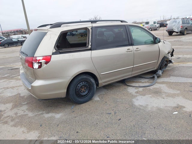 20251442 :رقم المزاد ، 5TDZA23C95S387223 vin ، 2005 Toyota Sienna Le V6 مزاد بيع