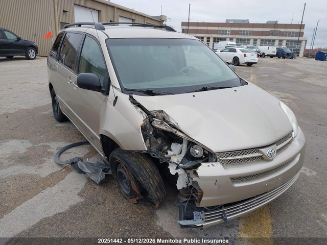 20251442 :رقم المزاد ، 5TDZA23C95S387223 vin ، 2005 Toyota Sienna Le V6 مزاد بيع