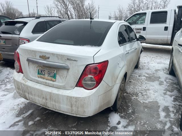 Aukcja sprzedaży 2013 Chevrolet Sonic Lt, vin: 1G1JC5EH3D4206461, numer aukcji: 20251456