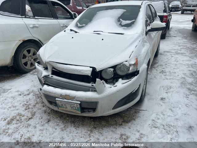 Aukcja sprzedaży 2013 Chevrolet Sonic Lt, vin: 1G1JC5EH3D4206461, numer aukcji: 20251456