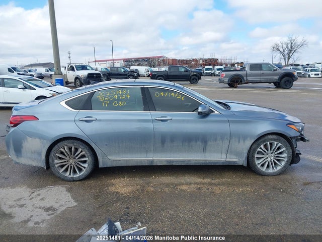 KMHGN4JE9HU209724 Genesis G80 3.8