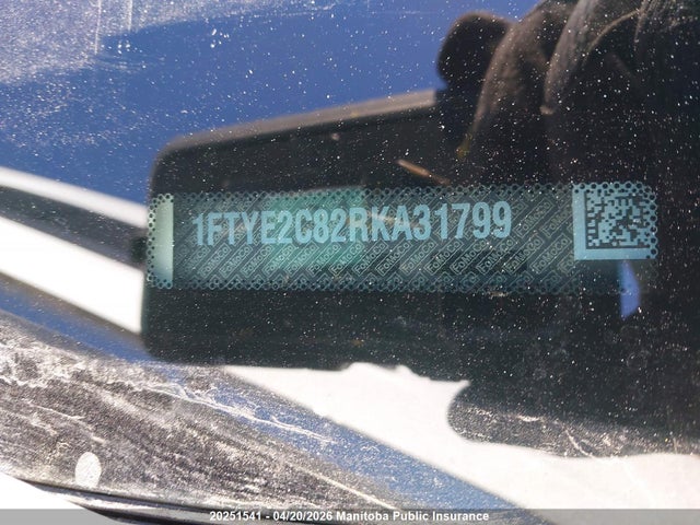 2024 Ford Transit 150 Wb 148 Cargo Van მანქანა იყიდება აუქციონზე, vin: 1FTYE2C82RKA31799, აუქციონის ნომერი: 20251541