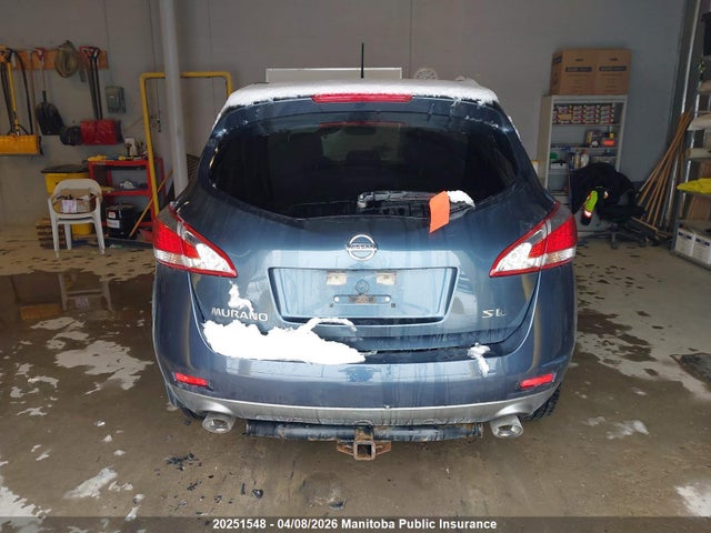 2013 Nissan Murano Sl მანქანა იყიდება აუქციონზე, vin: JN8AZ1MW1DW313810, აუქციონის ნომერი: 20251548
