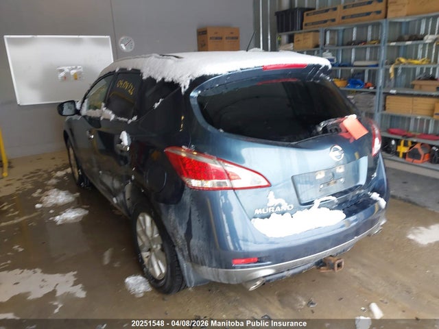 2013 Nissan Murano Sl მანქანა იყიდება აუქციონზე, vin: JN8AZ1MW1DW313810, აუქციონის ნომერი: 20251548