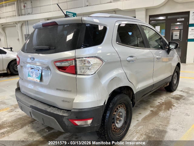 2019 Ford Ecosport Titanium მანქანა იყიდება აუქციონზე, vin: MAJ6S3KL9KC278903, აუქციონის ნომერი: 20251579
