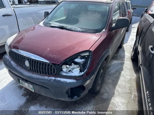 2005 Buick Rendezvous Cx მანქანა იყიდება აუქციონზე, vin: 3G5DB03E75S563413, აუქციონის ნომერი: 20251581
