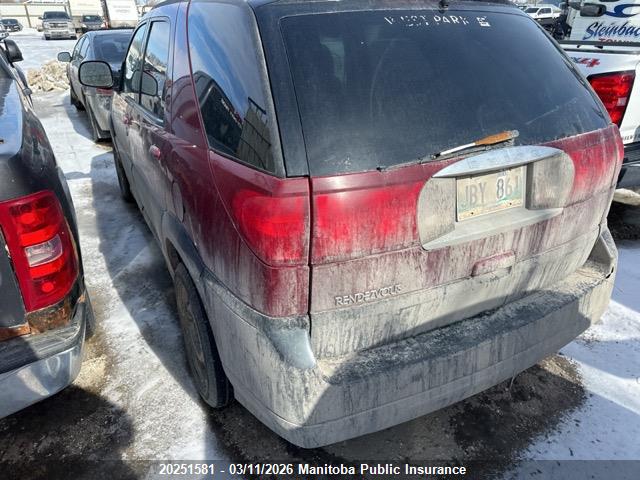 2005 Buick Rendezvous Cx მანქანა იყიდება აუქციონზე, vin: 3G5DB03E75S563413, აუქციონის ნომერი: 20251581