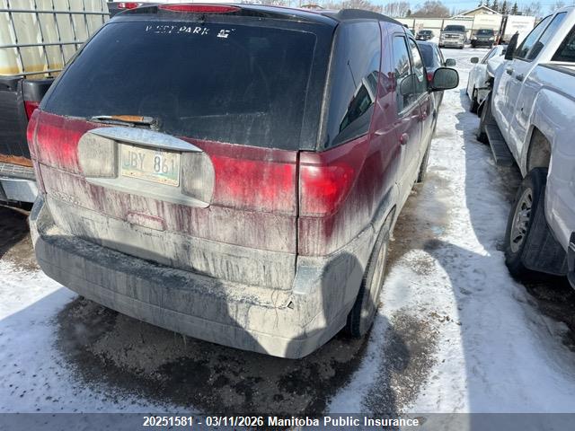 2005 Buick Rendezvous Cx მანქანა იყიდება აუქციონზე, vin: 3G5DB03E75S563413, აუქციონის ნომერი: 20251581