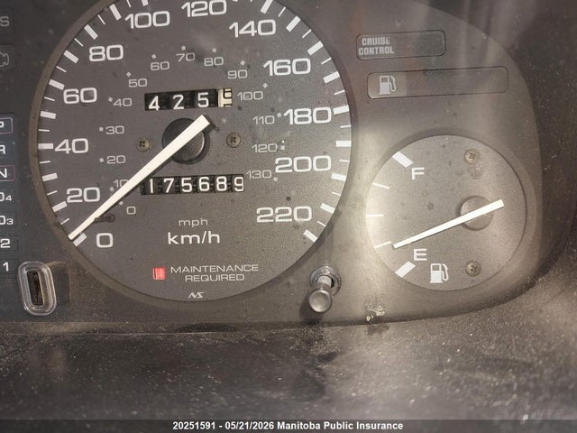 20251591 :رقم المزاد ، 1HGCD561XSA805744 vin ، 1995 Honda Accord Lx مزاد بيع